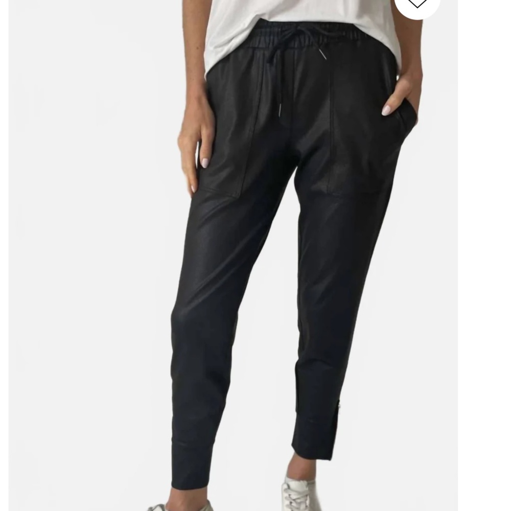 Six Fifty Headliner Coated Zip Ankle Joggers, Sz M
